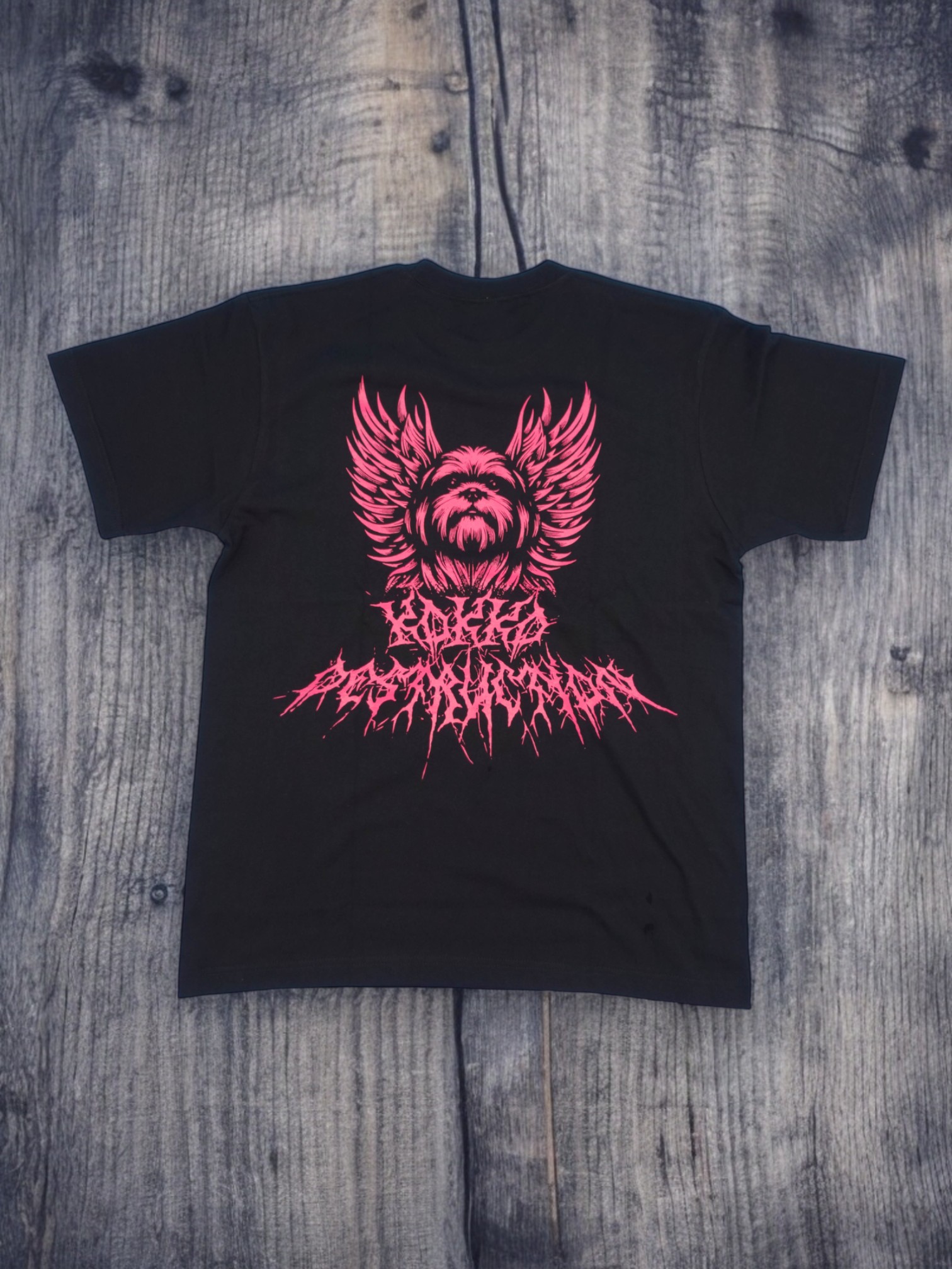 バックプリントT 羽犬