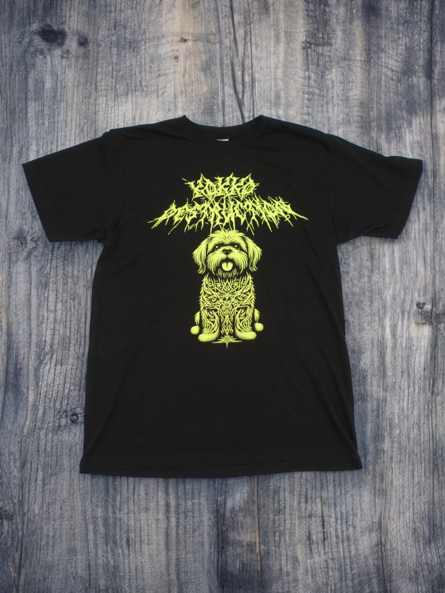 フロントプリントTトライバル犬 2